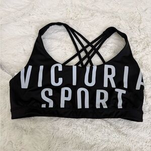 Victoria Secret Black Strappy Sports Bra